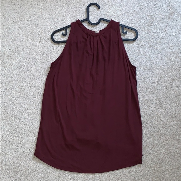 H&M / Burgundy Dress Top - Sleeveless - Picture 10 of 10